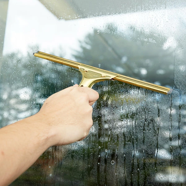 Unger® Unger GS300 GoldenClip 12" Window Squeegee With Brass Handle 1 Unger® Unger GS300 GoldenClip 12" Window Squeegee With Brass Handle