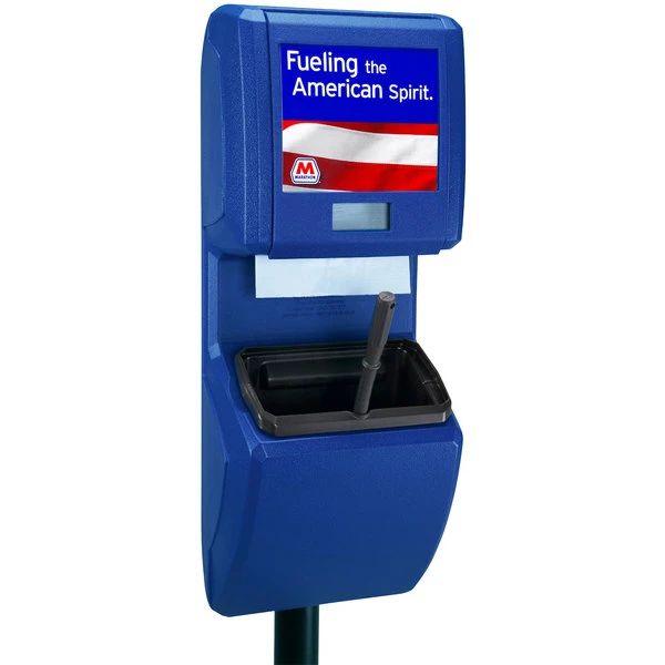 Commercial Zone 750704 Islander Series Vue-T-Ful Blue (Marathon Panel) Windshield Washing Service Center With Squeegee 2 Commercial Zone 750704 Islander Series Vue-T-Ful Blue (Marathon Panel) Windshield Washing Service Center With Squeegee - Image 2