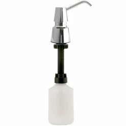 Bobrick B-8231 Chrome Counter Mount Push Button Foaming Soap Dispenser