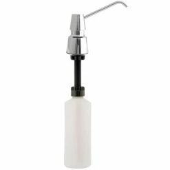 Bobrick B-8236 Chrome Counter Mount Push Button Foaming Soap Dispenser