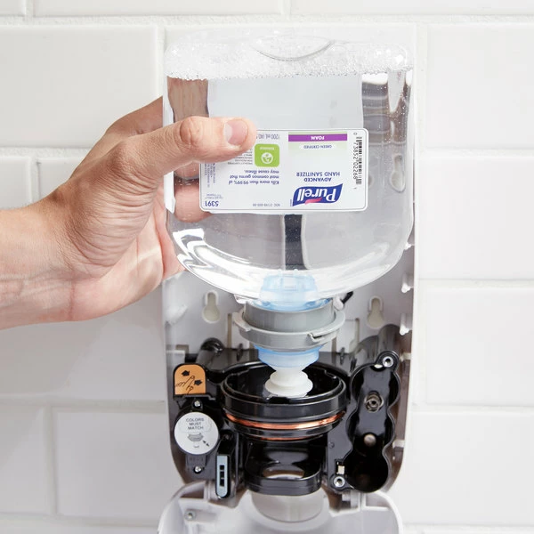 Purell® 5391-02 TFX Advanced Green Certified 1200 ML Foaming Instant Hand Sanitizer - 2/Case 5 Purell® 5391-02 TFX Advanced Green Certified 1200 ML Foaming Instant Hand Sanitizer - 2/Case - Image 5