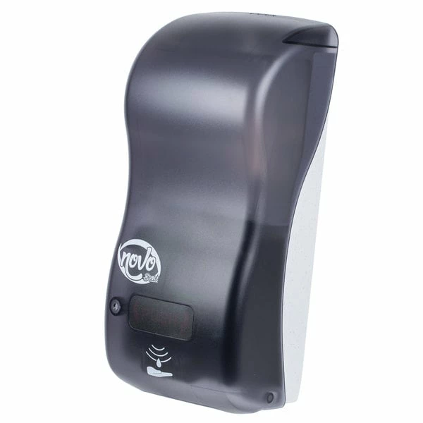 Novo By Noble Chemical Noble Chemical Novo Hybrid 30.4 Oz. (900 ML) Touchless Foaming Soap / Sanitizer Dispenser - 5 1/2" X 4" X 12" 2 Novo By Noble Chemical Noble Chemical Novo Hybrid 30.4 Oz. (900 ML) Touchless Foaming Soap / Sanitizer Dispenser - 5 1/2" X 4" X 12" - Image 2