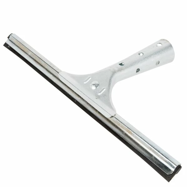 Carlisle 4007000 12" Window Squeegee With Steel Handle 2 Carlisle 4007000 12" Window Squeegee With Steel Handle - Image 2