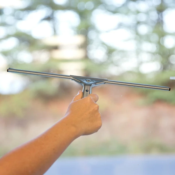 Carlisle 4007100 16" Window Squeegee With Steel Handle 1 Carlisle 4007100 16" Window Squeegee With Steel Handle