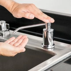 Novo By Noble Chemical Noble Chemical Novo 34 Oz. Counter Mount Foaming Soap Dispenser With 6" Spout -VIETRI SHOP 1530423