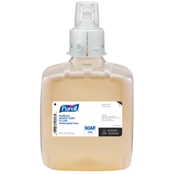 Purell® 5181-03 Healthy Soap® Healthcare CS4 1250 ML Antimicrobial CHG Foam Handwash - 3/Case 1 Purell® 5181-03 Healthy Soap® Healthcare CS4 1250 ML Antimicrobial CHG Foam Handwash - 3/Case