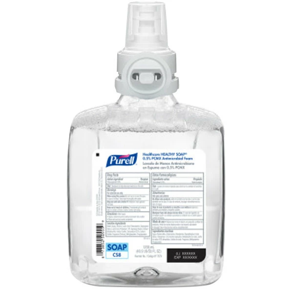 Purell® 7878-02 Healthy Soap® Healthcare CS8 1200 ML Antimicrobial Foaming Hand Soap - 2/Case 1 Purell® 7878-02 Healthy Soap® Healthcare CS8 1200 ML Antimicrobial Foaming Hand Soap - 2/Case