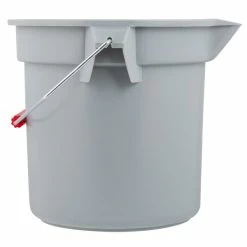 Rubbermaid FG261400GRAY BRUTE 14 Qt. Gray Round Bucket -VIETRI SHOP 1684285