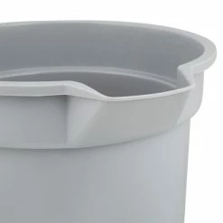 Rubbermaid FG261400GRAY BRUTE 14 Qt. Gray Round Bucket -VIETRI SHOP 1684286