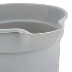 Rubbermaid FG296300GRAY BRUTE 10 Qt. Gray Round Bucket 9 Rubbermaid FG296300GRAY BRUTE 10 Qt. Gray Round Bucket -VIETRI SHOP 1684300