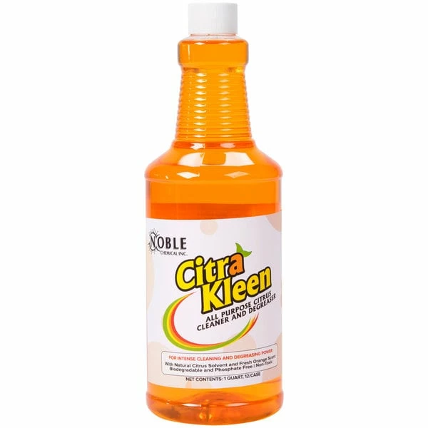 Noble Chemical Citra Kleen 1 Qt. (32 Oz.) All Purpose Citrus Cleaner & Degreaser 2 Noble Chemical Citra Kleen 1 Qt. (32 Oz.) All Purpose Citrus Cleaner & Degreaser - Image 2