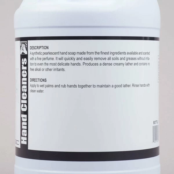 Noble Chemical 1 Gallon / 128 Oz. Pearl Lotion Hand Soap 4 Noble Chemical 1 Gallon / 128 Oz. Pearl Lotion Hand Soap - Image 4