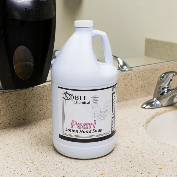 Noble Chemical 1 Gallon / 128 Oz. Pearl Lotion Hand Soap 1 Noble Chemical 1 Gallon / 128 Oz. Pearl Lotion Hand Soap