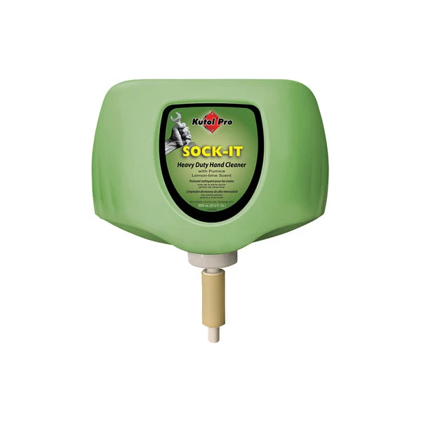 Kutol Pro 1667 Sock-It Lemon Lime Scented Heavy-Duty Hand Cleaner With Pumice 2000 ML Cartridge For Kutol DuraView Dispensers - 4/Case 1 Kutol Pro 1667 Sock-It Lemon Lime Scented Heavy-Duty Hand Cleaner With Pumice 2000 ML Cartridge For Kutol DuraView Dispensers - 4/Case