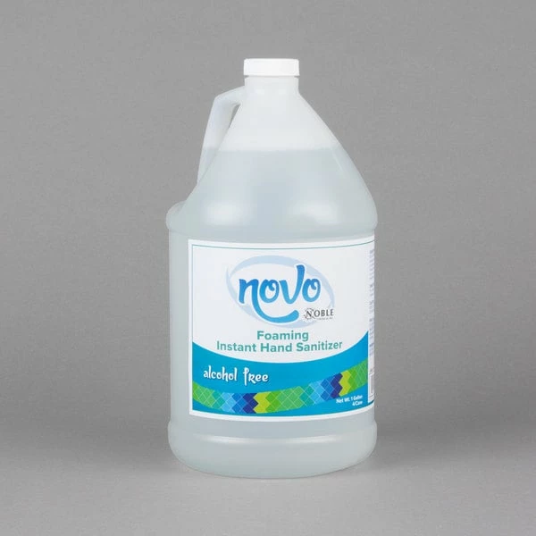 Novo By Noble Chemical Noble Chemical Novo 1 Gallon / 128 Oz. Alcohol-Free Foaming Instant Hand Sanitizer 2 Novo By Noble Chemical Noble Chemical Novo 1 Gallon / 128 Oz. Alcohol-Free Foaming Instant Hand Sanitizer - Image 2