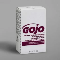 GOJO® 2281-04 NXT E2 2000 ML Fragrance Free Sanitizing Lotion Hand Soap Refill With PCMX - 4/Case