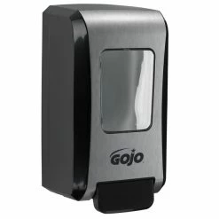 GOJO® 5271-06 FMX-20 2000 ML Black / Chrome Manual High Capacity Hand Soap Dispenser