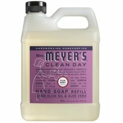 Mrs. Meyer's® Mrs. Meyer's Clean Day 313583 33 Oz. Plum Berry Scented Hand Soap Refill - 6/Case