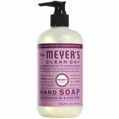 Mrs. Meyer's® Mrs. Meyer's Clean Day 663384 12.5 Oz. Peony Scented Hand Soap With Pump - 6/Case