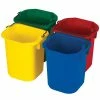 Rubbermaid FG9T83010000 5 Qt. Heavy Duty Pails In Yellow, Red, Blue, And Green - 4/Pack
