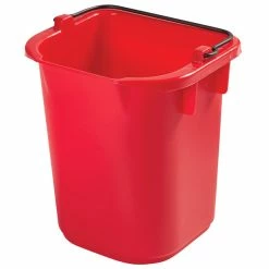 Rubbermaid 1857375 5 Qt. Red Heavy Duty Pail