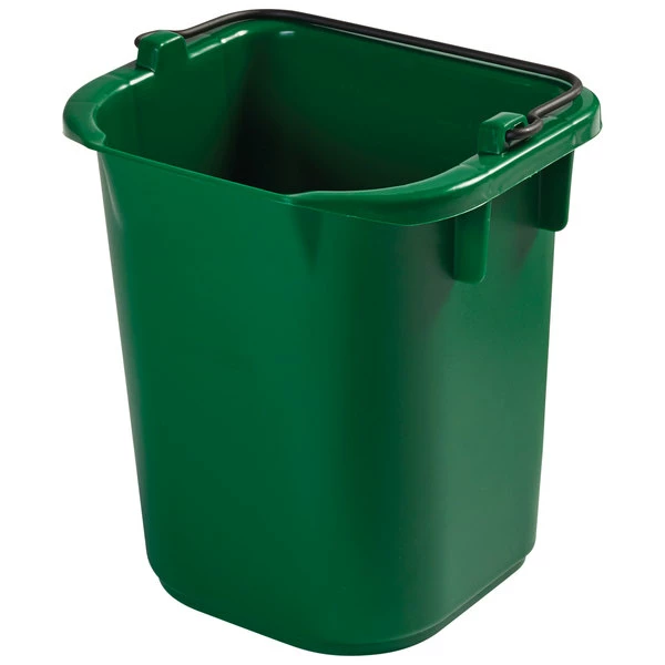 Rubbermaid 1857377 5 Qt. Green Heavy Duty Pail 1 Rubbermaid 1857377 5 Qt. Green Heavy Duty Pail