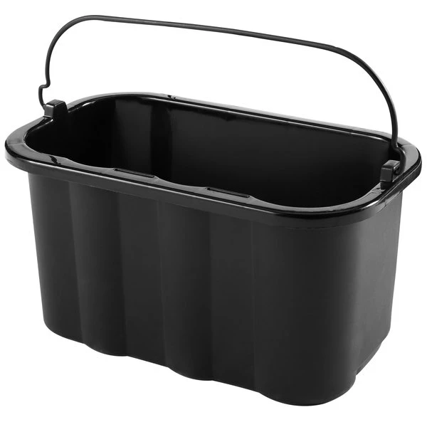 Rubbermaid FG9T8200BLA 10 Qt. Black Heavy Duty Pail 1 Rubbermaid FG9T8200BLA 10 Qt. Black Heavy Duty Pail