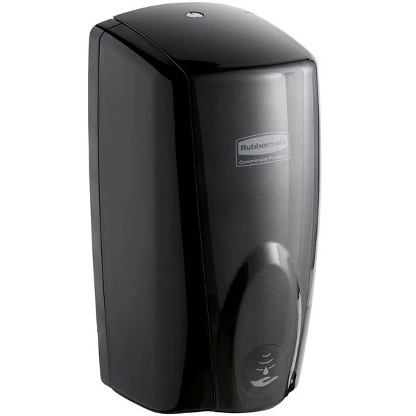 Rubbermaid FG750127 Autofoam 1100 ML Black / Black Pearl Automatic Hands-Free Soap Dispenser 2 Rubbermaid FG750127 Autofoam 1100 ML Black / Black Pearl Automatic Hands-Free Soap Dispenser - Image 2