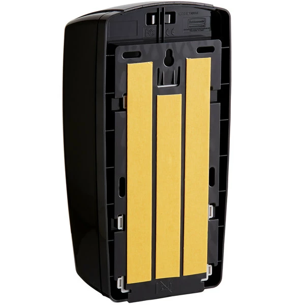 Rubbermaid FG750127 Autofoam 1100 ML Black / Black Pearl Automatic Hands-Free Soap Dispenser 3 Rubbermaid FG750127 Autofoam 1100 ML Black / Black Pearl Automatic Hands-Free Soap Dispenser - Image 3