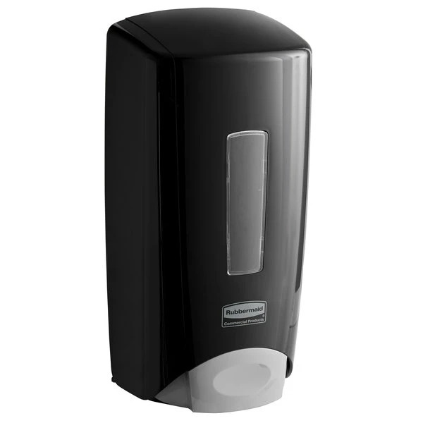 Rubbermaid 3486592 Flex™ 1300 ML Black Manual Soap Dispenser 2 Rubbermaid 3486592 Flex™ 1300 ML Black Manual Soap Dispenser - Image 2