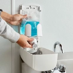 Rubbermaid 3486591 Flex™ 1300 ML White Manual Soap Dispenser -VIETRI SHOP 1931198