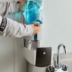 Rubbermaid FG750138 Autofoam 1100 ML White / Black Pearl Automatic Hands-Free Soap Dispenser -VIETRI SHOP 1931219