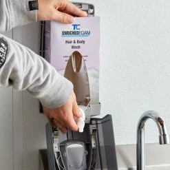 Rubbermaid FG450034 800 ML Black Manual Foam Soap Dispenser -VIETRI SHOP 1931794