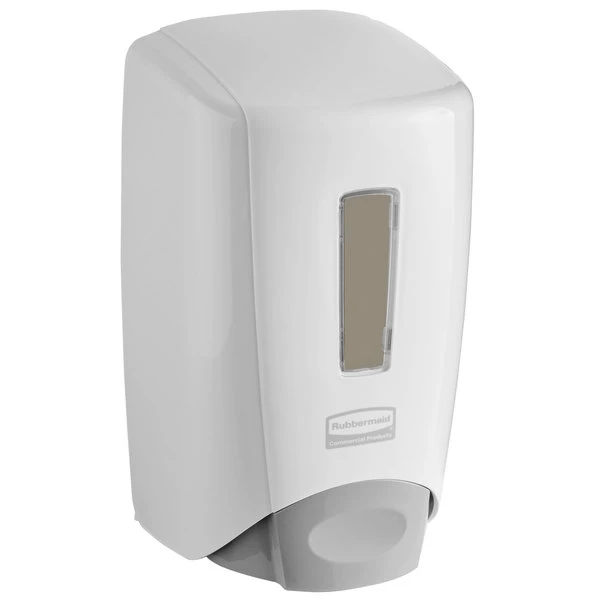 Rubbermaid 3486589 Flex™ 500 ML White Manual Soap Dispenser 2 Rubbermaid 3486589 Flex™ 500 ML White Manual Soap Dispenser - Image 2