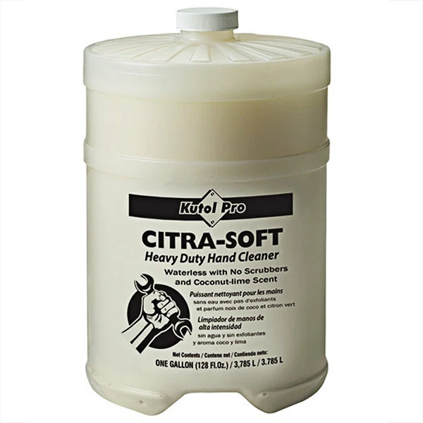 Kutol Pro 2307 Citra-Soft Coconut-Lime Scented Heavy-Duty Waterless Hand Cleaner Flat Top 1 Gallon Container 1 Kutol Pro 2307 Citra-Soft Coconut-Lime Scented Heavy-Duty Waterless Hand Cleaner Flat Top 1 Gallon Container