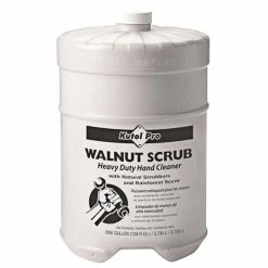 Kutol Pro 4707 Walnut Scrub Rainforest Scented Heavy-Duty Hand Cleaner With Natural Scrubbers Flat Top 1 Gallon Container