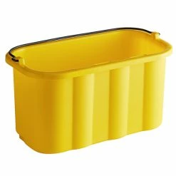 Rubbermaid FG9T8200YEL 10 Qt. Yellow Heavy Duty Pail 6 Rubbermaid FG9T8200YEL 10 Qt. Yellow Heavy Duty Pail -VIETRI SHOP 1946258