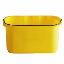 Rubbermaid FG9T8200YEL 10 Qt. Yellow Heavy Duty Pail 7 Rubbermaid FG9T8200YEL 10 Qt. Yellow Heavy Duty Pail -VIETRI SHOP 1946259
