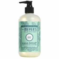 Mrs. Meyer's® Mrs. Meyer's Clean Day 694976 12.5 Oz. Mint Scented Hand Soap With Pump - 6/Case