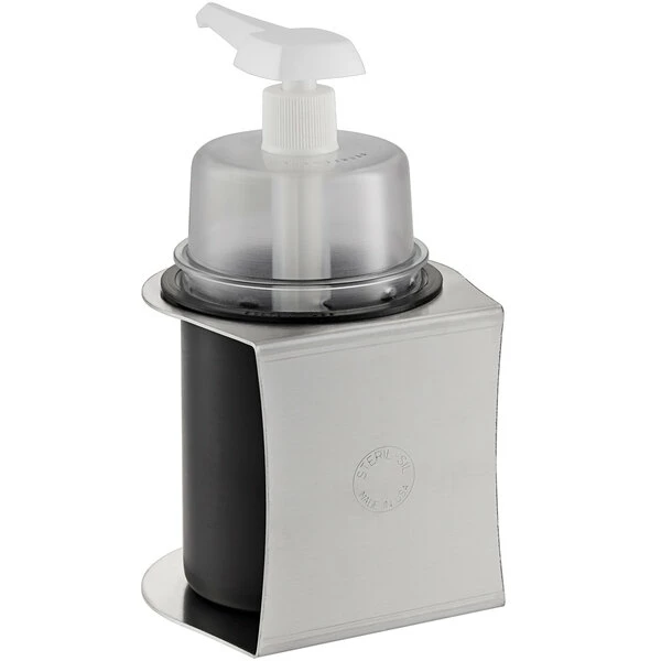 Steril-Sil CHS-1-PCBLACK-DCHP 30 Oz. Black Refillable Hand Soap / Sanitizer Dispenser 3 Steril-Sil CHS-1-PCBLACK-DCHP 30 Oz. Black Refillable Hand Soap / Sanitizer Dispenser - Image 3