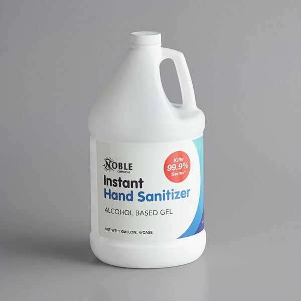 Noble Chemical 1 Gallon Alcohol Based Gel Instant Hand Sanitizer 2 Noble Chemical 1 Gallon Alcohol Based Gel Instant Hand Sanitizer - Image 2