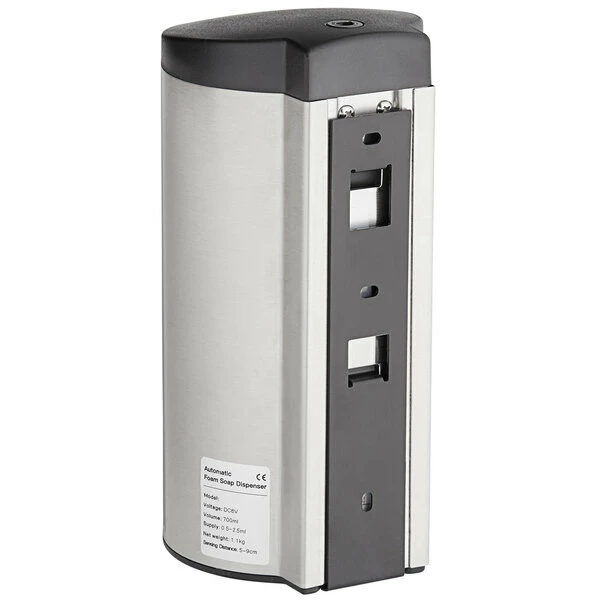 Lavex Janitorial Stainless Steel 700 ML Automatic Liquid Soap / Sanitizer Dispenser 3 Lavex Janitorial Stainless Steel 700 ML Automatic Liquid Soap / Sanitizer Dispenser - Image 3