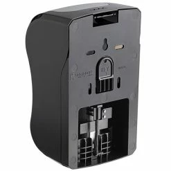 San Jamar SF970BKSS Summit Rely Black Manual Foam Hand Soap And Sanitizer Dispenser - 5 3/16" X 4" X 8 7/8" -VIETRI SHOP 2123229