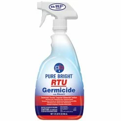 Pure Bright® KIK Pure Bright 32 Oz. / 1 Qt. All Purpose Ready-to-Use Germicidal Cleaner With Bleach - 9/Case