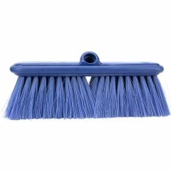 Carlisle 40050EC14 Sparta Flo Thru 9 1/2" Blue Flagged Vehicle And Wall Cleaning Brush -VIETRI SHOP 2177795