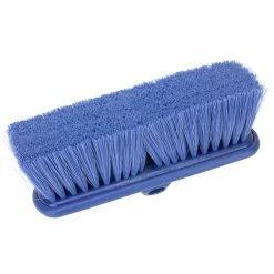 Carlisle 40050EC14 Sparta Flo Thru 9 1/2" Blue Flagged Vehicle And Wall Cleaning Brush -VIETRI SHOP 2177798