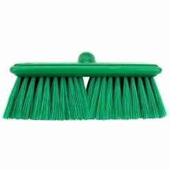 Carlisle 40050EC09 Sparta Flo Thru 9 1/2" Green Flagged Vehicle And Wall Cleaning Brush -VIETRI SHOP 2177804