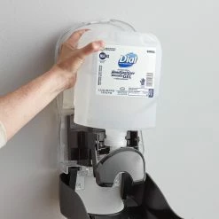 DialĀ® Dial DIA19708 1700 Universal Manual 1.2 Liter Antibacterial Gel Hand Sanitizer Refill
