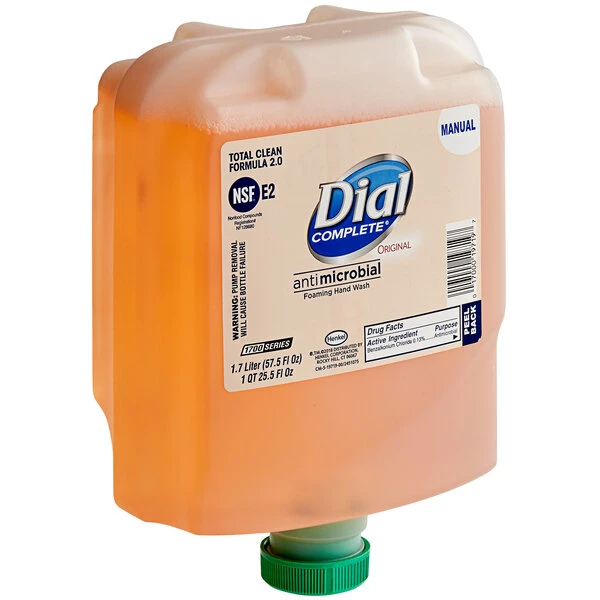 Dial® Dial DIA19720 Complete Original 1700 Universal Manual 1.7 Liter Foaming Hand Wash Refill 2 Dial® Dial DIA19720 Complete Original 1700 Universal Manual 1.7 Liter Foaming Hand Wash Refill - Image 2