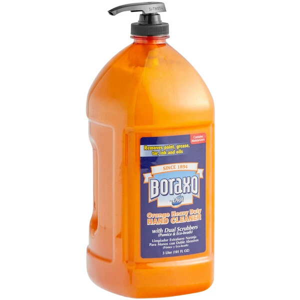 Dial® Dial DIA06058 Boraxo 3 Liter Heavy-Duty Liquid Hand Soap With Pump 2 Dial® Dial DIA06058 Boraxo 3 Liter Heavy-Duty Liquid Hand Soap With Pump - Image 2